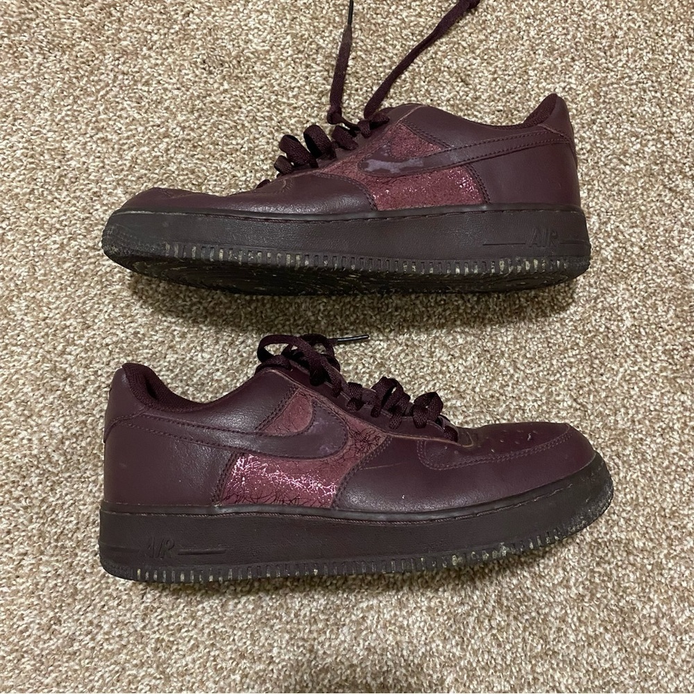 Nike Air Force One Dark Maroon size 9.5